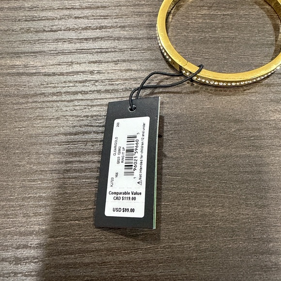 Kate Spade Gold Bangle with Sparkling Accents - Picture 3 of 6